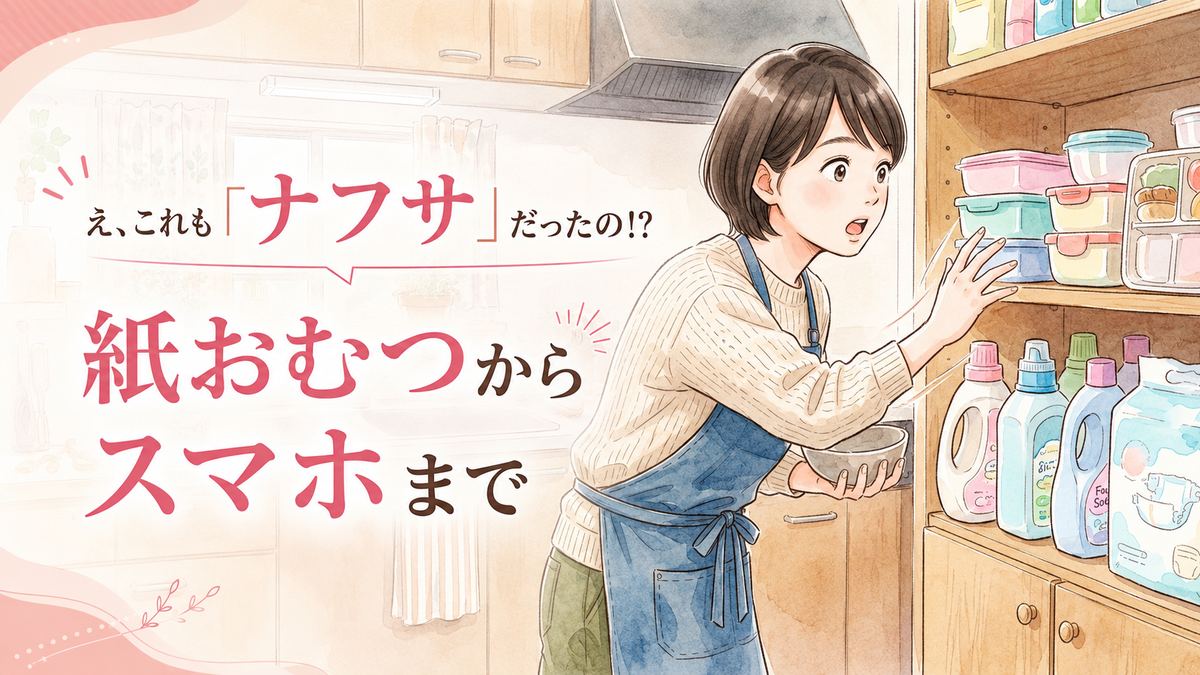 ナフサ不足で変わる暮らし、プラスチック製品と食品包装が並ぶキッチンの様子