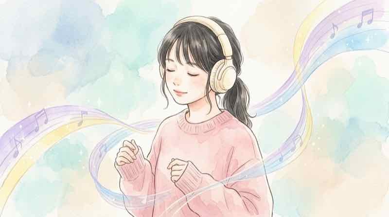 車載オーディオに包まれる新体験を想像する女性