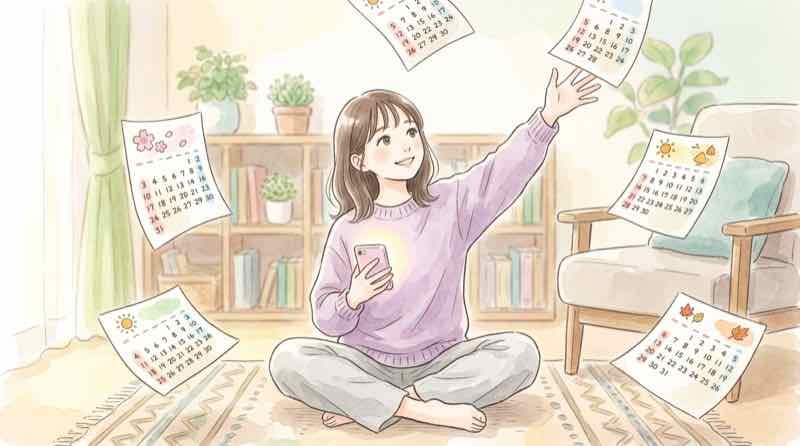 24時間テレビ2026のタイムテーブルを確認するカレンダーとスマホ