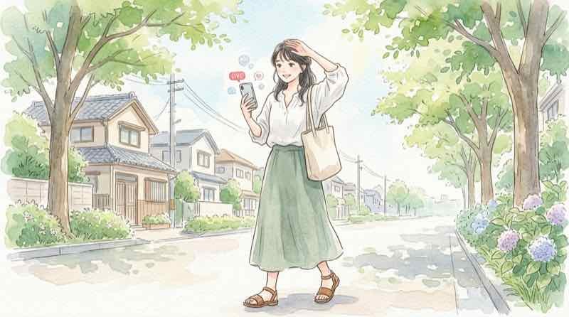 TVerで24時間テレビをスマホで視聴する様子
