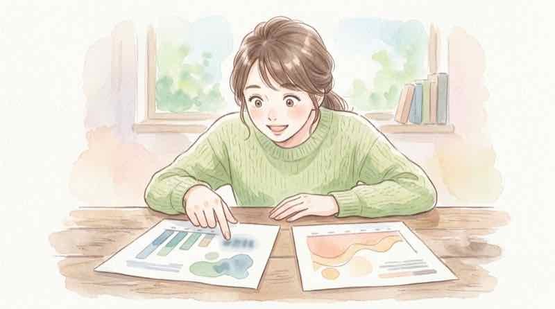 時給別に手取りをシミュレーションする表のイラスト