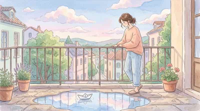 週19時間に減らしたのに悩む高時給パートの女性のイラスト
