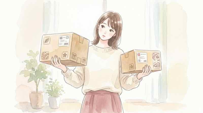 ATMの1回の上限と1日の上限は別ものだと示す2つの箱のイラスト