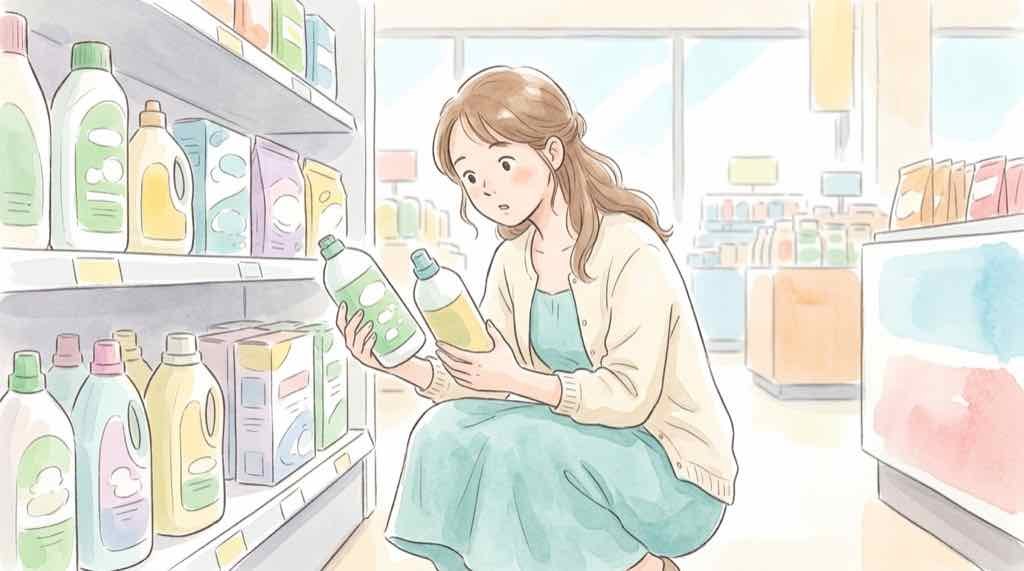 プライム感謝祭で安くなる商品を選ぶ女性のイラスト