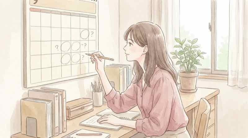 無印iPhone 18が2026年秋に出ない可能性を伝えるニュースを読む女性