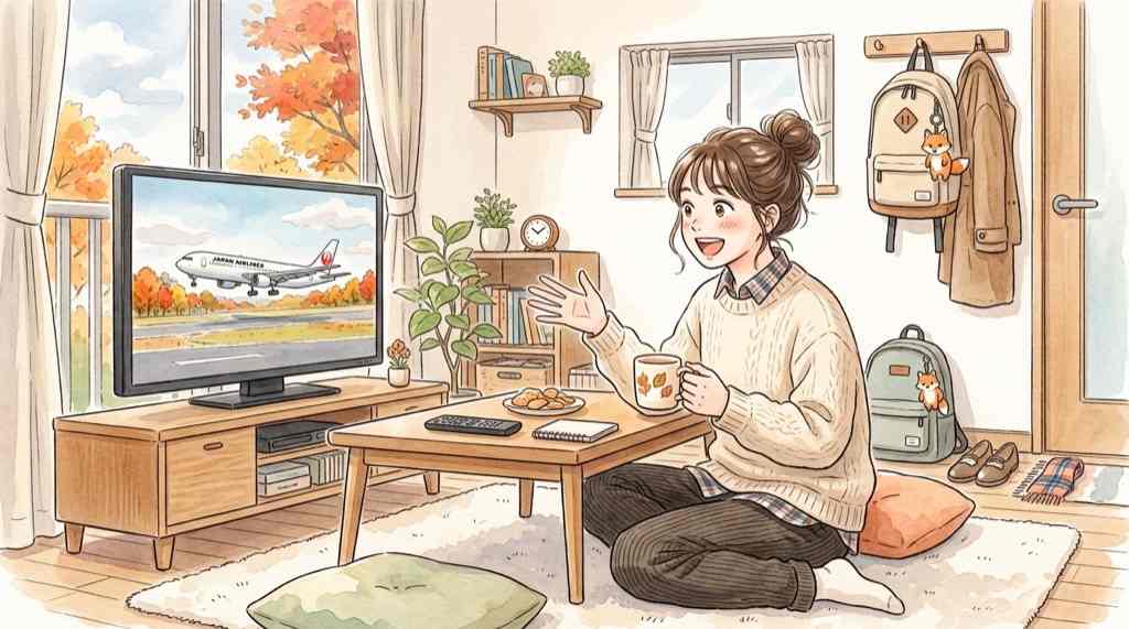 ボジョレーヌーボー2026の初荷が羽田空港に到着するイラスト