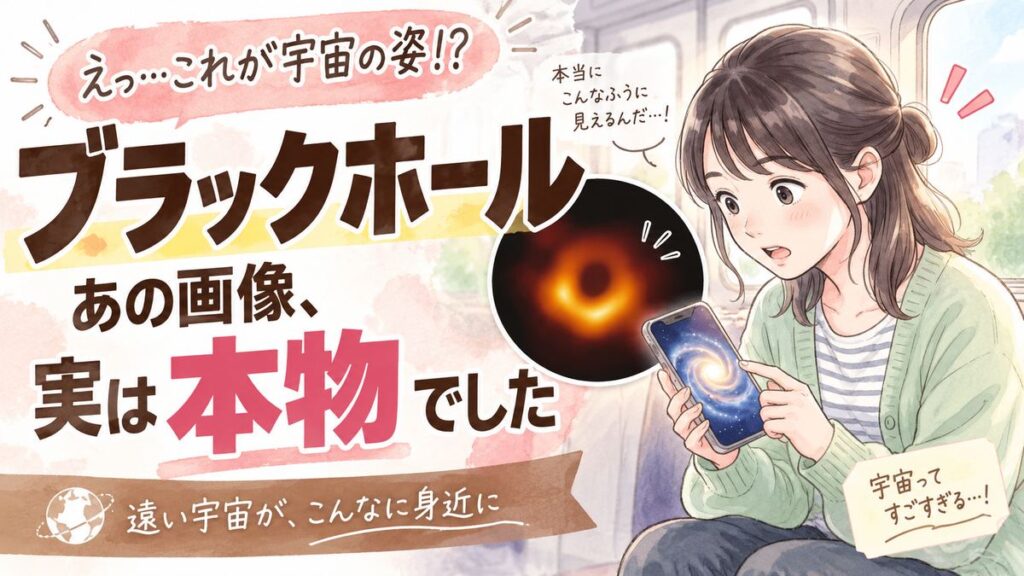 ブラックホール今日なぜ検索急上昇SNS拡散のイメージ