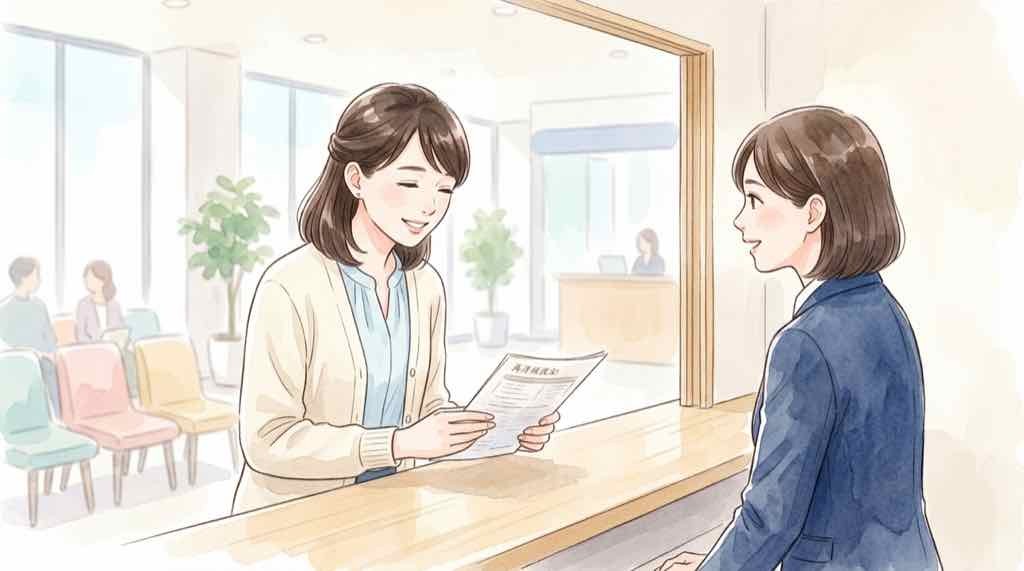 返済予定表を手に確認事項をチェックする女性