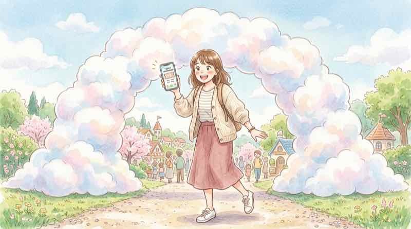 ふわふわんだーシナモロールパーク チケット10月3日発売の案内イメージ