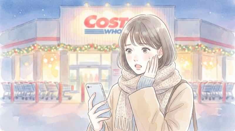 コストコ ケーキ 予約 何日前の疑問に答えるイラスト