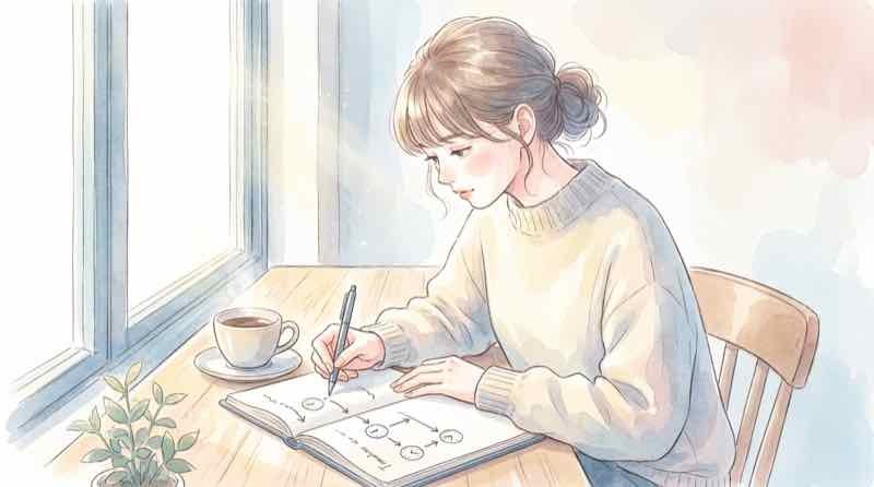 コストコ ケーキ 72時間 48時間の計算をするイラスト