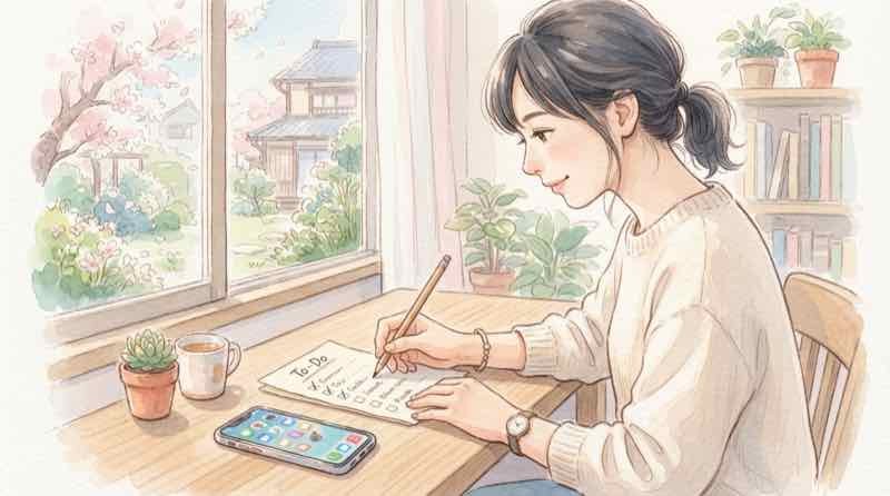 ファミペイ残高が心配なとき今すぐ確認すべきことをチェックする女性のイメージ