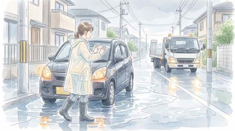 EV・ハイブリッド車の水没時に気をつけたいポイントのイメージ
