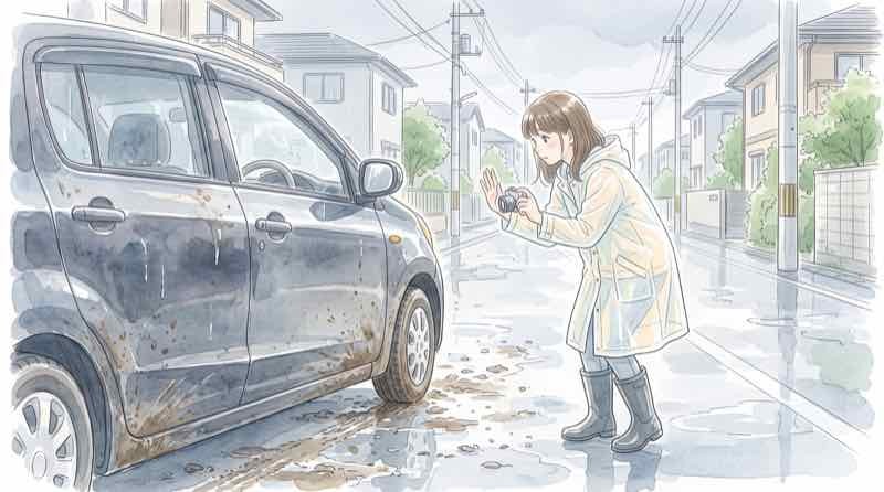 浸水後にやってはいけない行動と正しい連絡先のイメージ