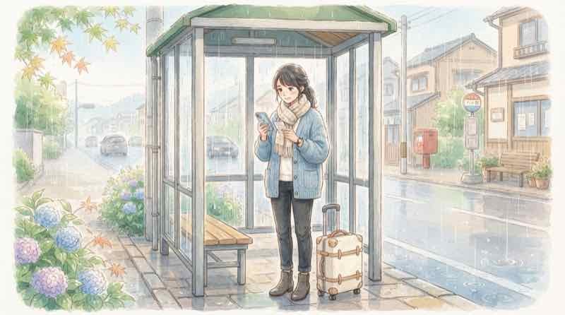 ひなたフェス チケット 払い戻しの手続きをする女性のイラスト