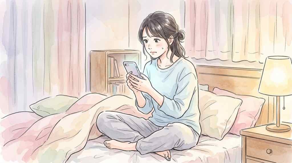 iPhone18Pro予約なしで当日買える方法を紹介する女性のイラスト