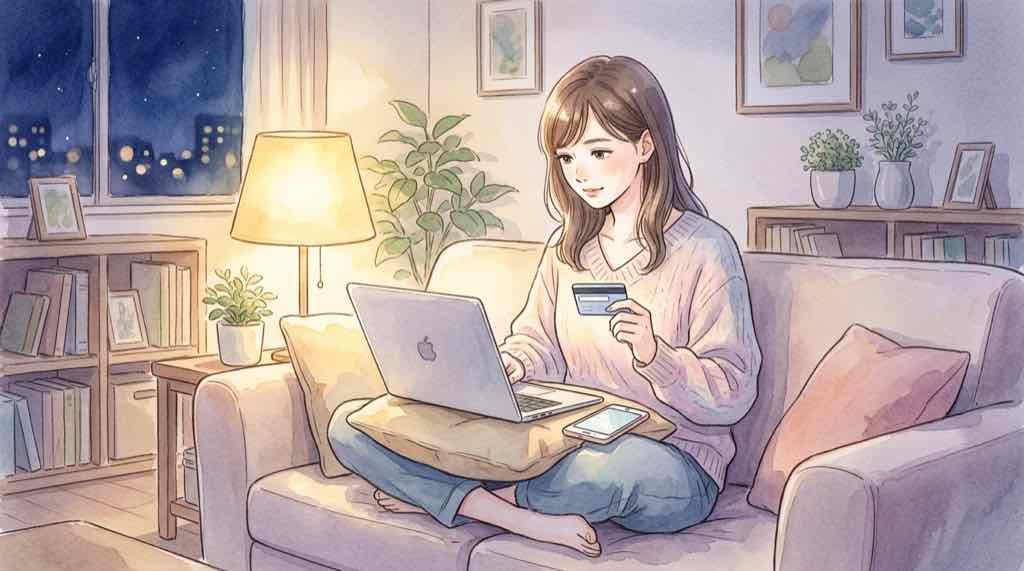 iPhone18Pro発売前夜にアプリを準備する様子のイラスト