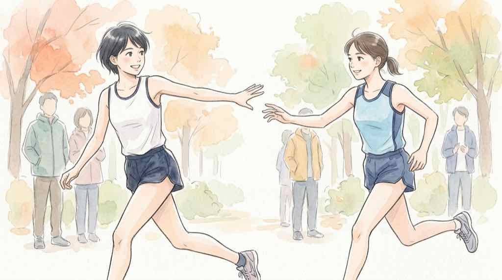 出雲駅伝2026チームエントリーと区間エントリーの違いを表すイメージ