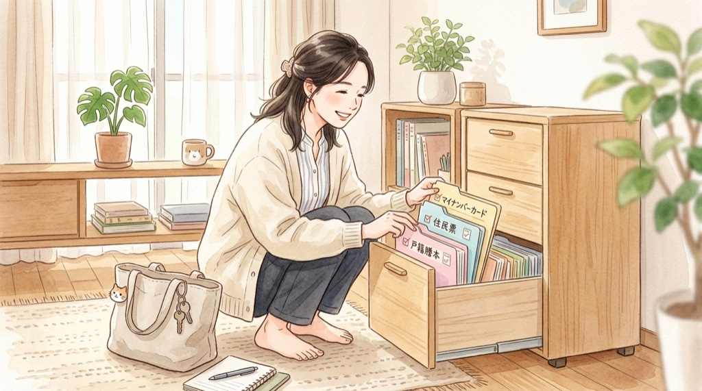 こどもNISA口座開設の流れ・手順を示すイラスト