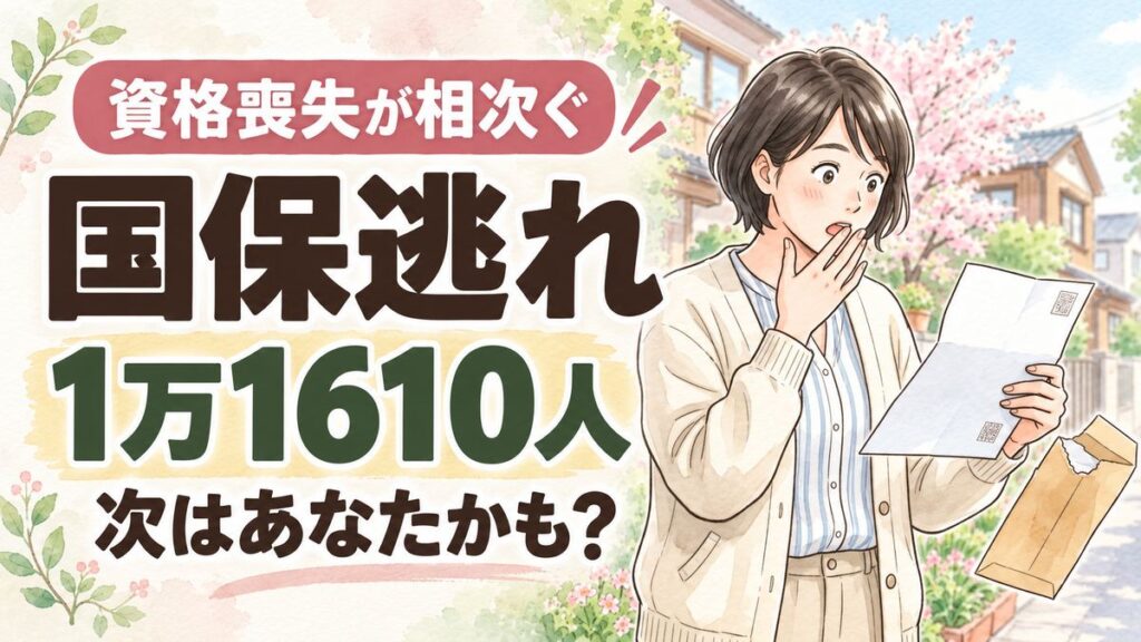 国保逃れ どうなる？資格喪失した1万人超の今後を確認する女性