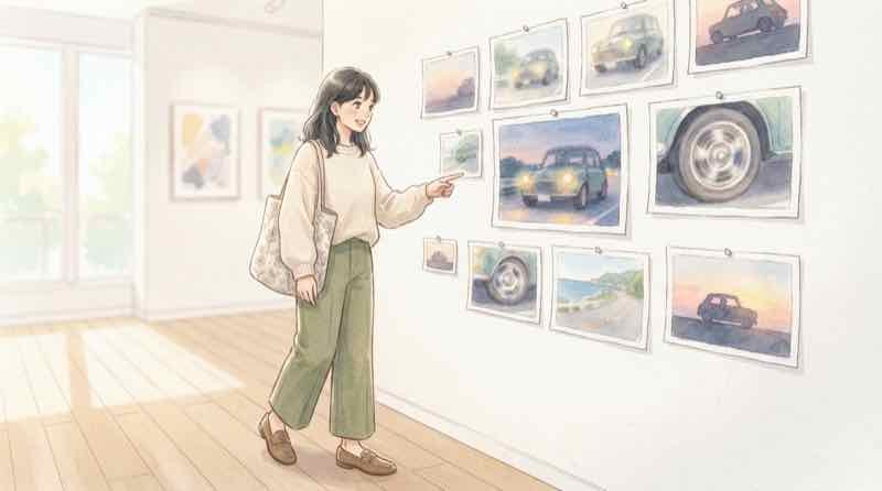 レクサスNX新型のティザー映像を確認して分かったことを整理する女性