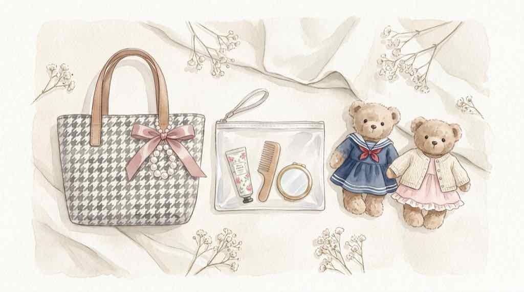 Maison de FLEUR×リラックマ2026年第7弾の購入方法を調べる女性