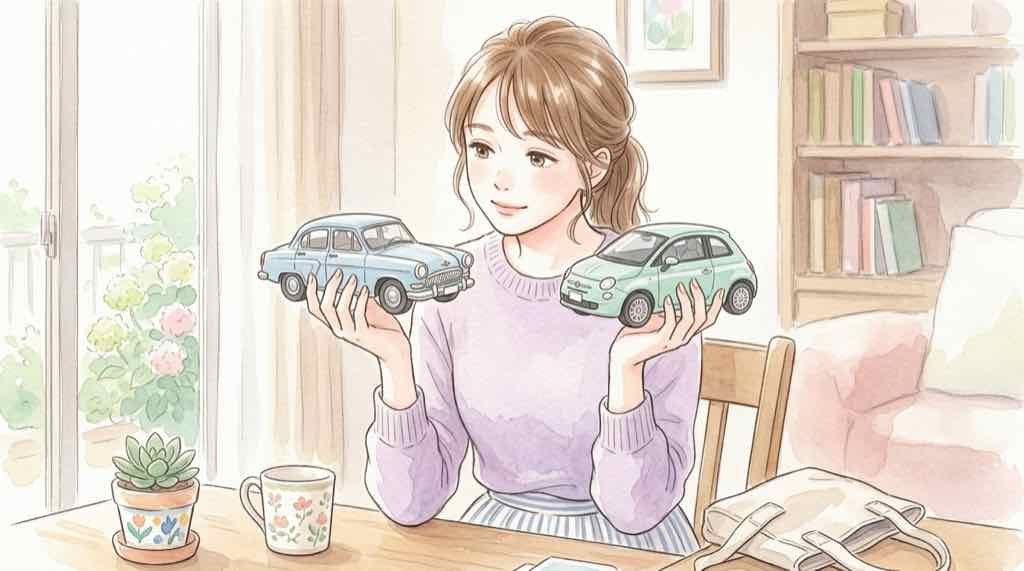 光岡ビュート ベース車の比較イメージ