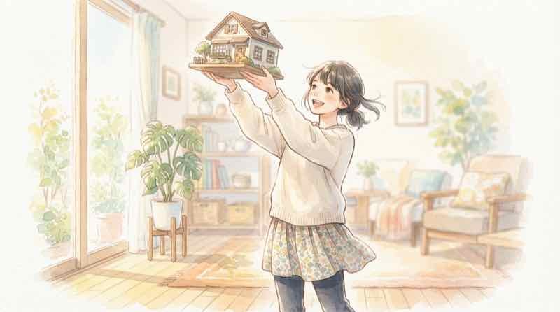 住宅ローンの適用金利がいつ決まるかを確認する女性