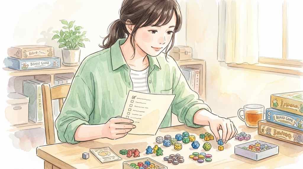 ポケカ ジムバトル 初心者 対戦を見守る親子のイラスト
