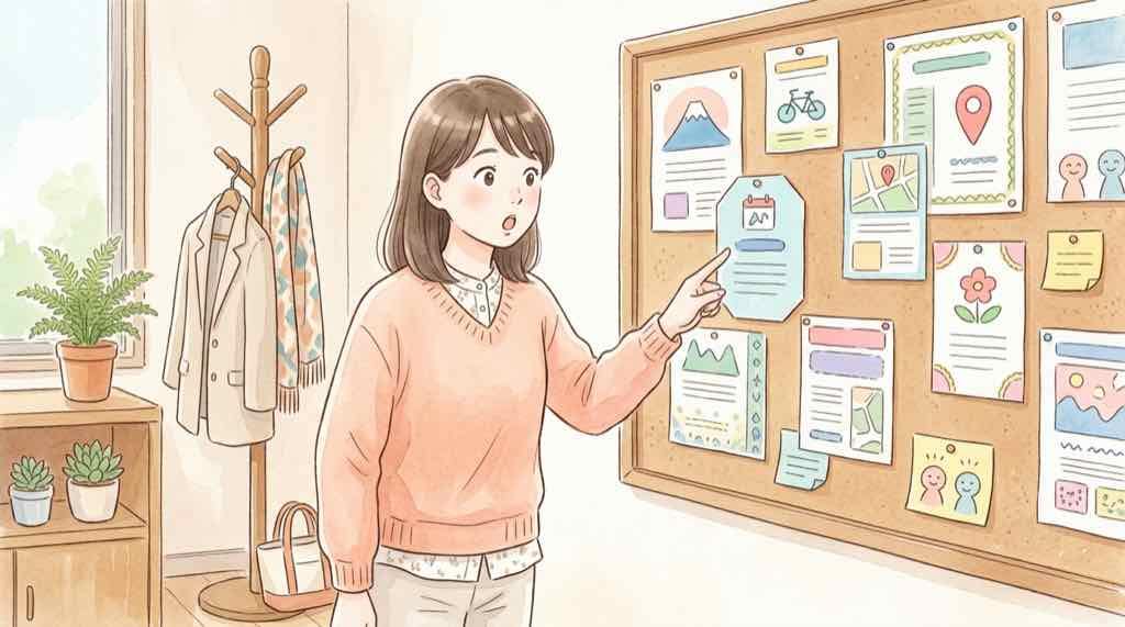 テレワーク中にのんびりおやつを食べている女性社員の水彩イラスト