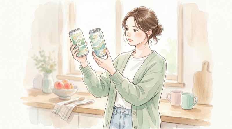 金麦や本麒麟がビールへリニューアルする様子をイメージした缶ビール
