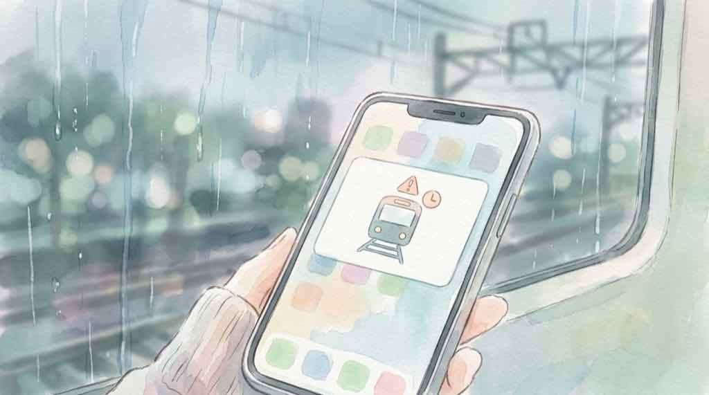 シルバーウィーク2026電車運休の疑問に答えるちこのイラスト