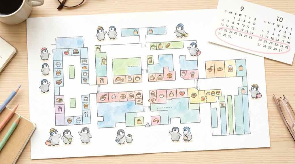 SuicaのペンギンフェアFINAL東京駅グランスタ開催概要のイメージ