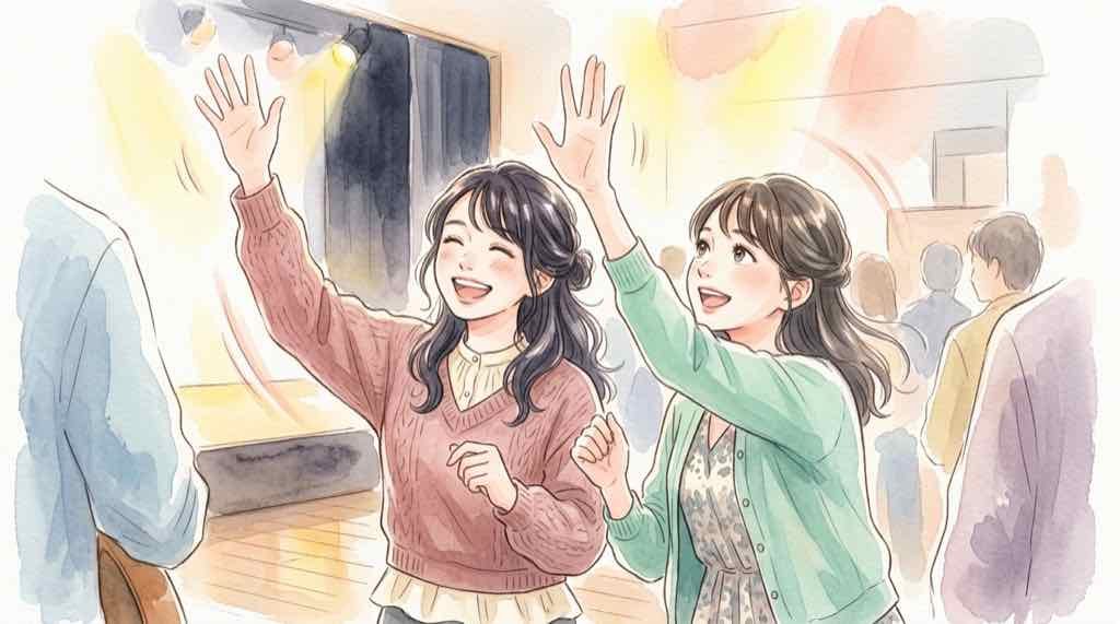 スパフル特典会でハイタッチを楽しむファンの様子