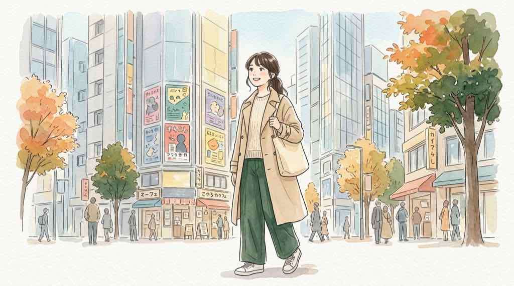 東京国際映画祭2026の日比谷・有楽町エリアの街並みと秋の空