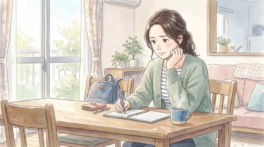 MCIとトリセツショーについて調べる女性のイラスト