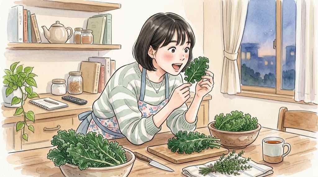 トリセツショー野菜SPの調理法を調べる女性