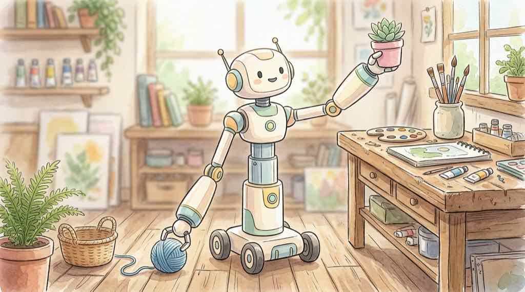 トヨタ エリーの双腕と昇降機構を紹介するイラスト
