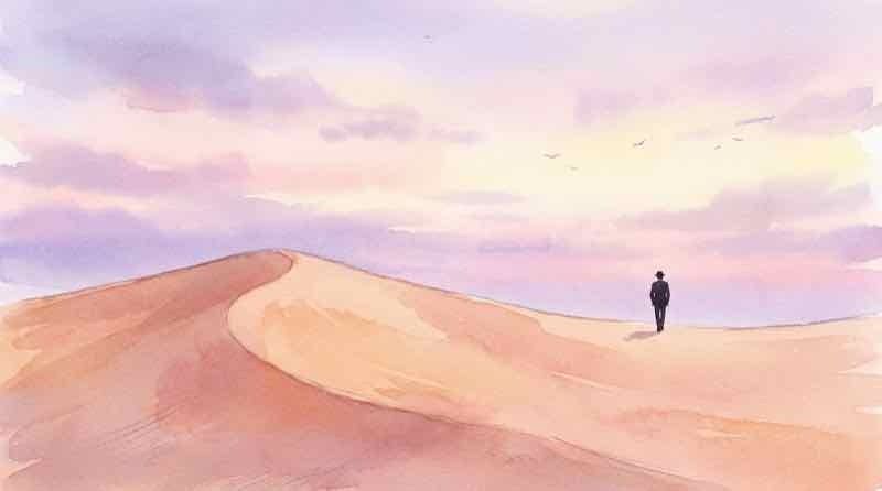 VIVANT鳥取県職員として話題の松田健さんをイメージした人物イラスト