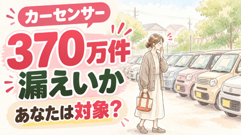 カーセンサー不正アクセスについてよくある質問に答える様子
