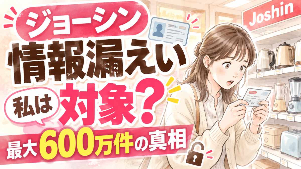 ジョーシン情報漏えいの対象者と確認方法を調べて不安を整理する女性