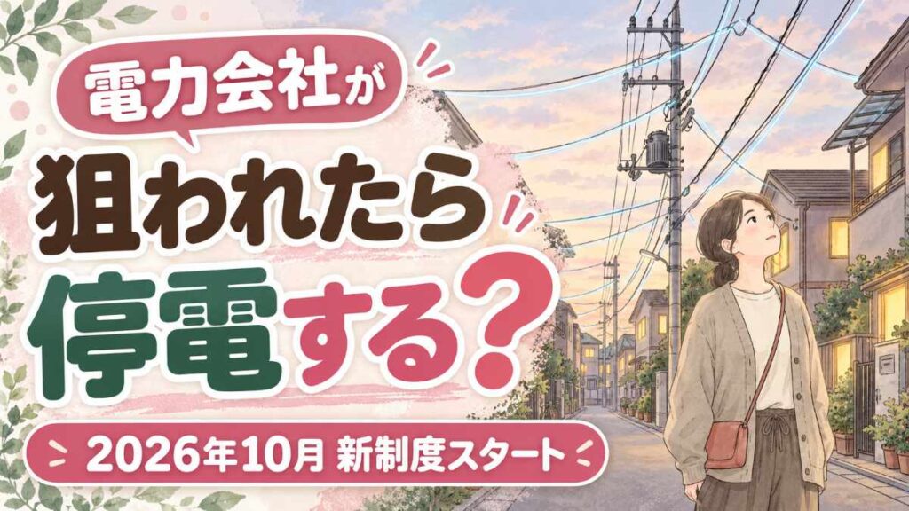 電力会社 サイバー攻撃 停電を心配して夜の住宅街を見上げる様子