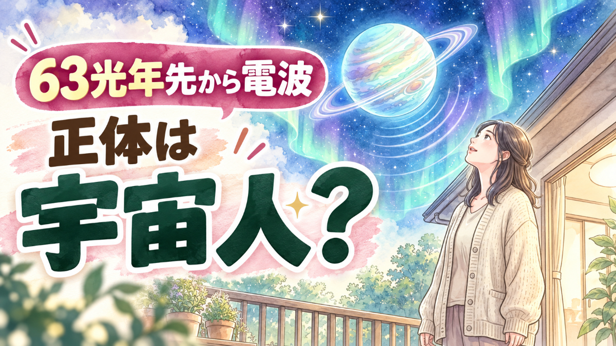 太陽系 外惑星のニュースで話題の、がか座ベータ星bから届いた電波のイメージ