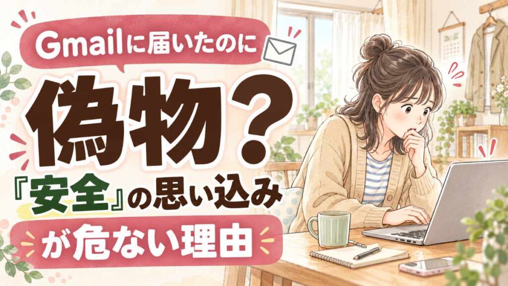 Gmail フィッシング 強いのに届く？受信トレイが安全とは限らない理由を考える様子