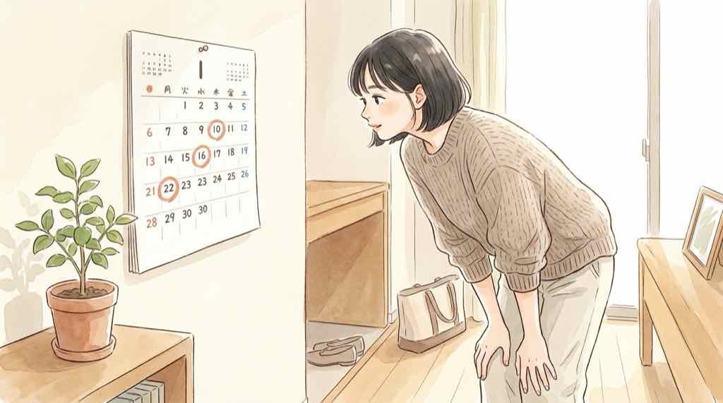アバハウス情報漏洩の経緯を確認する女性のイラスト
