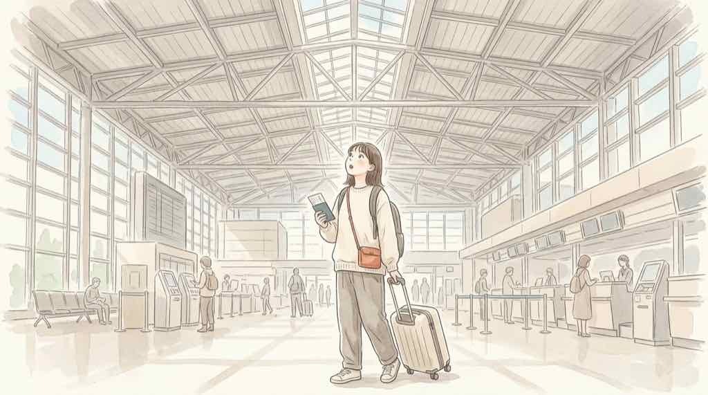 ANA情報漏洩 自分は対象かを確認する女性のイメージ