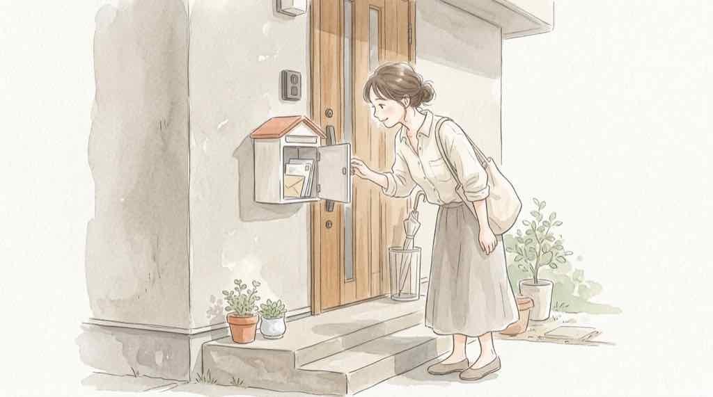 ANAからの通知メールが届かない時に公式サイトを確認する女性