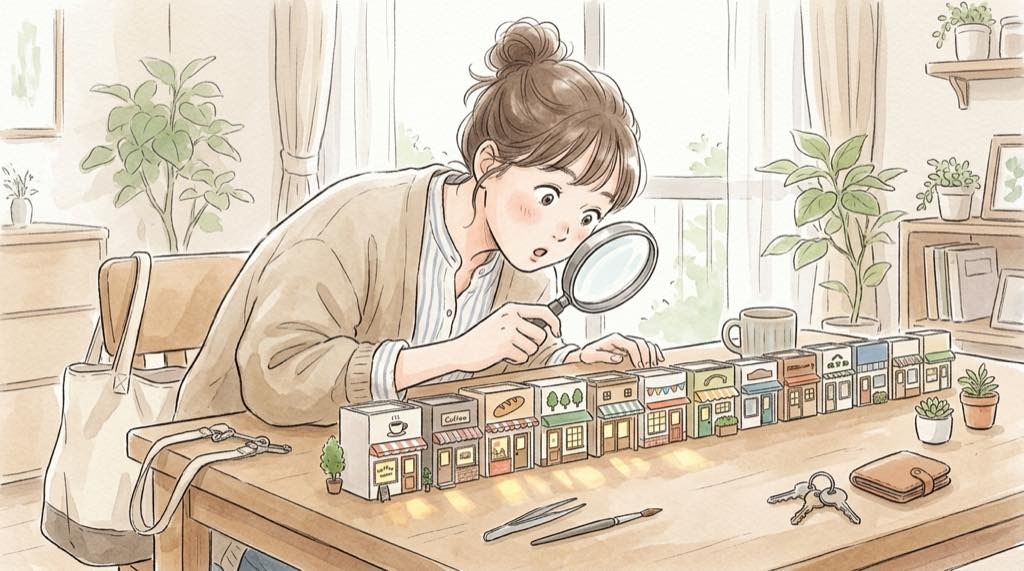ARTEXとは?AIで弱点を探す侵入テストツールをのぞき込んで驚く女性のイラスト
