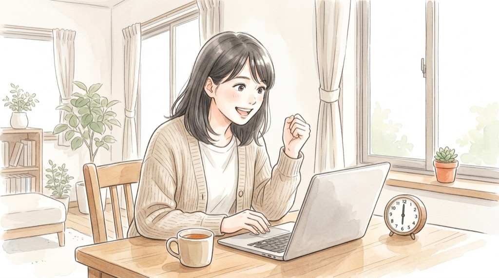 アベイル サンリオ 何時から買えるか、店頭とオンラインの時間を比べる様子