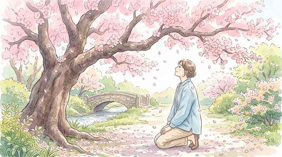 ブラッサム 桜の意味は?宇野千代が愛した桜の下で踊る珠のオープニング映像
